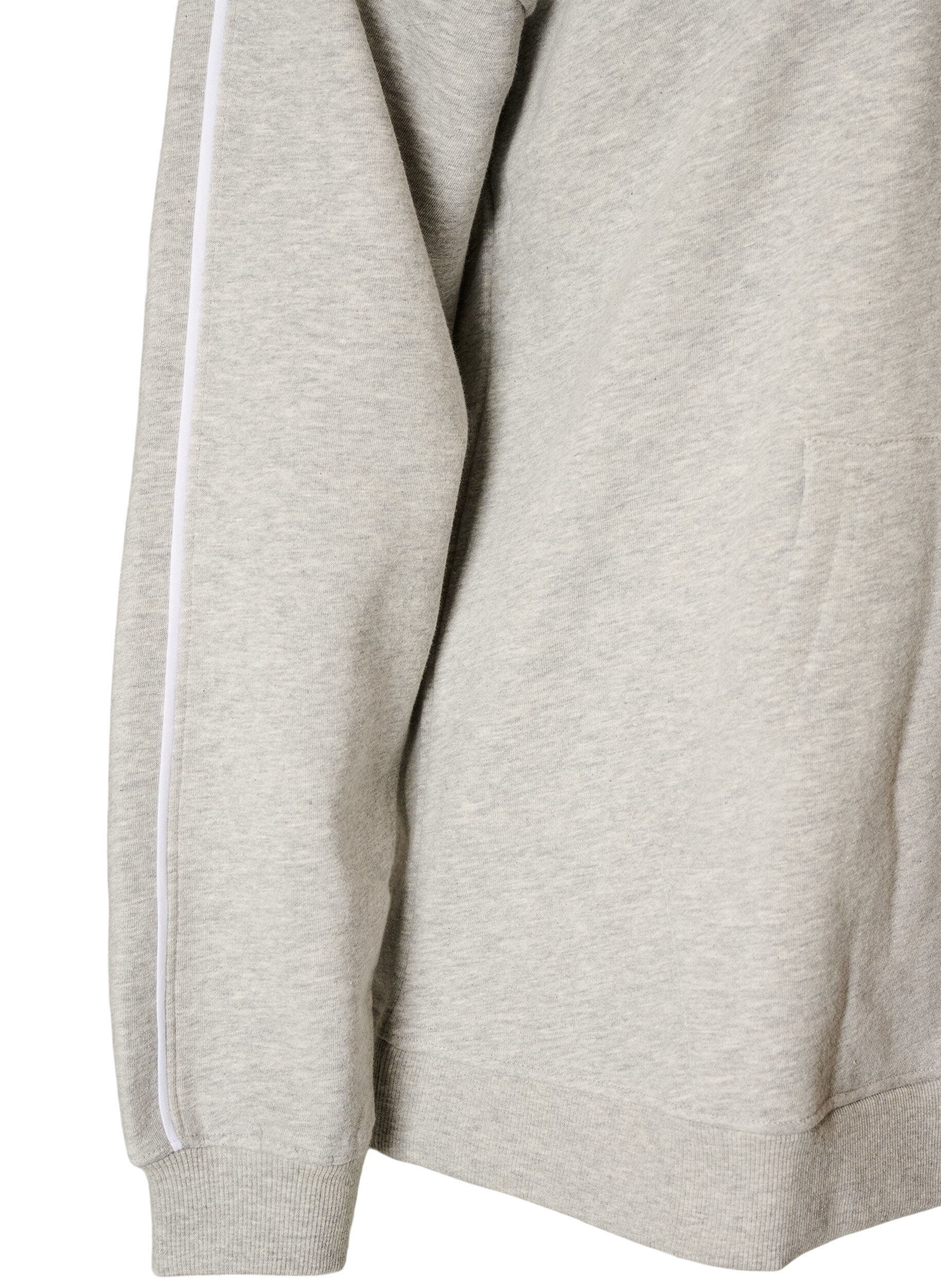 ZizziHoodie mit besticktem Motiv, Grau, Packshot image number 4