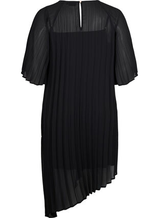Kleid mit 2/4 Ärmeln und A-Linie, Black, Packshot image number 1