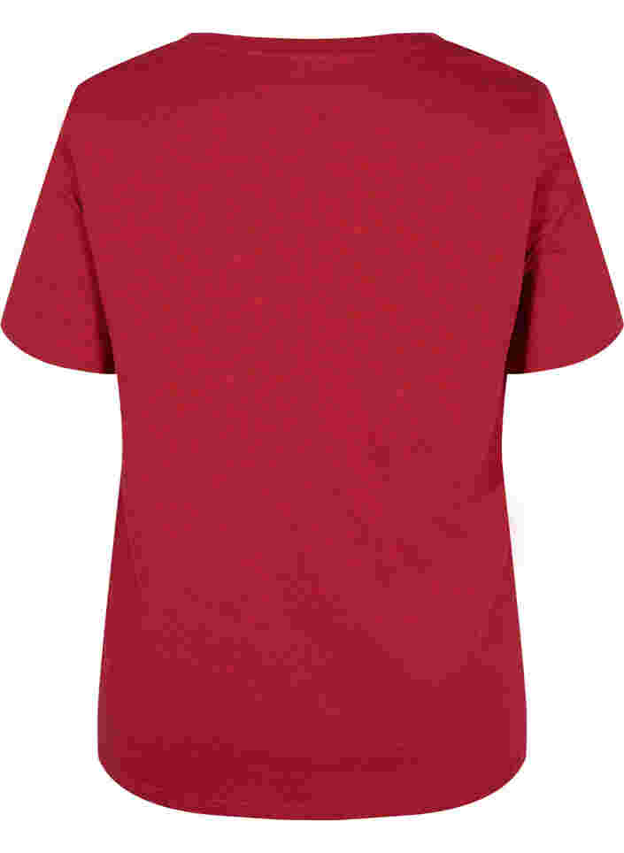 Baumwoll-T-Shirt mit Aufdruck, Chinese Red Arisona, Packshot image number 1