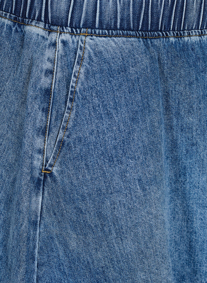 Kurzer Jeans-Skaterrock, Blau, Packshot image number 2