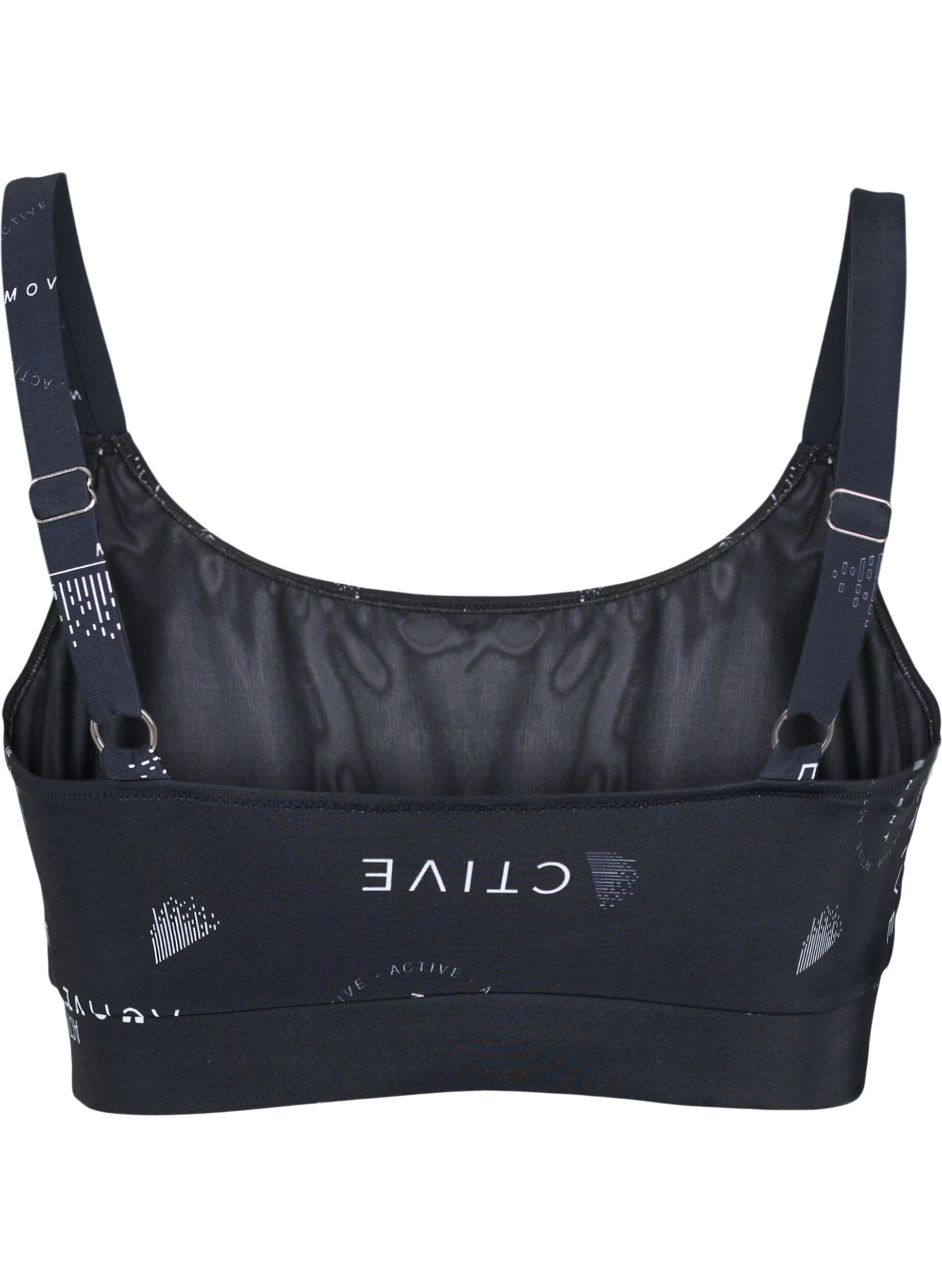 Zizzi Bikinitop mit Print, Logo Print, Packshot image number 1