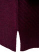 Kurzes Strickkleid mit V-f&ouml;rmigem Strukturmuster, Rot, Packshot image number 3