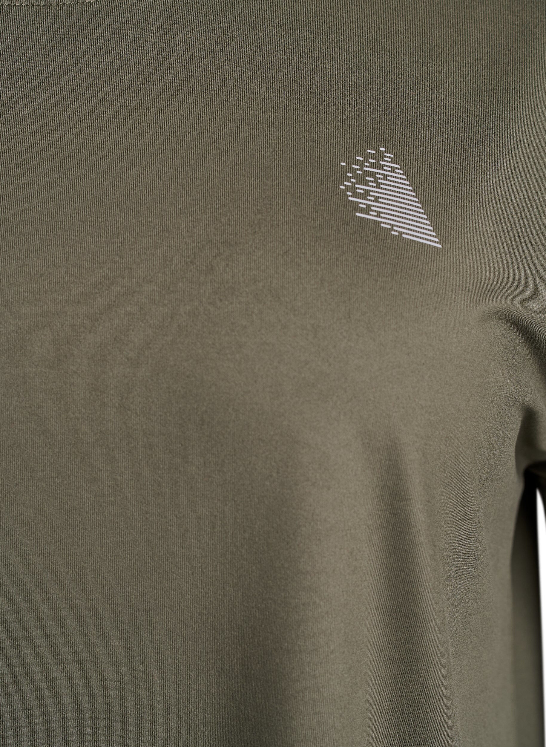 ZizziEinfarbiges Trainings-T-Shirt, Gr&uuml;n, Packshot image number 2