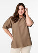 Bluse aus Viskose mit halben &Auml;rmeln, Braun, Model image number 0