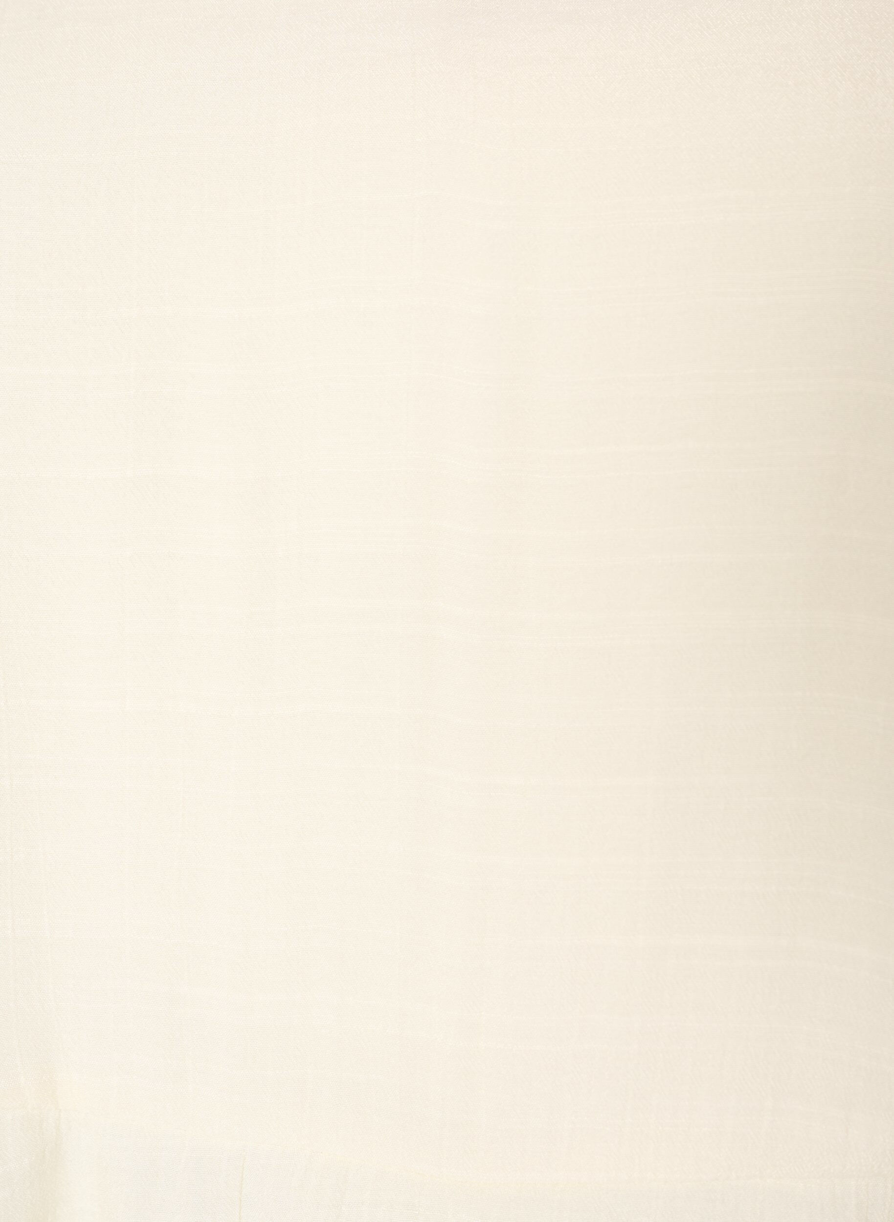 ZizziBluse mit 3/4-&Auml;rmeln und R&uuml;schendetails, Vanille, Packshot image number 2