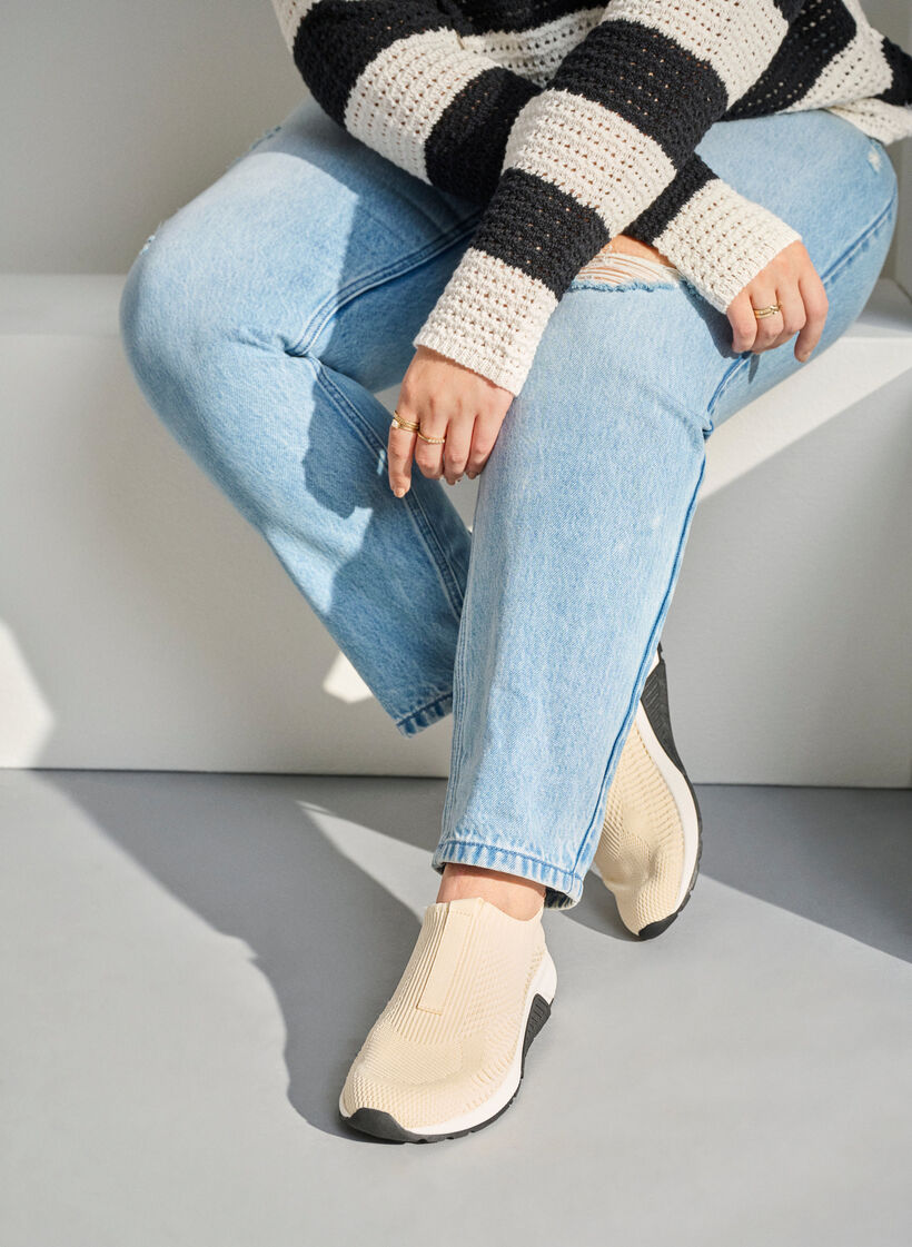 Extra-Weite - Slip-On-Sneaker, Beige, Image image number 0