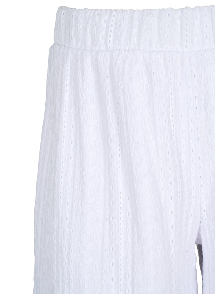 Shorts mit strukturiertem Muster, Bright White, Packshot image number 2