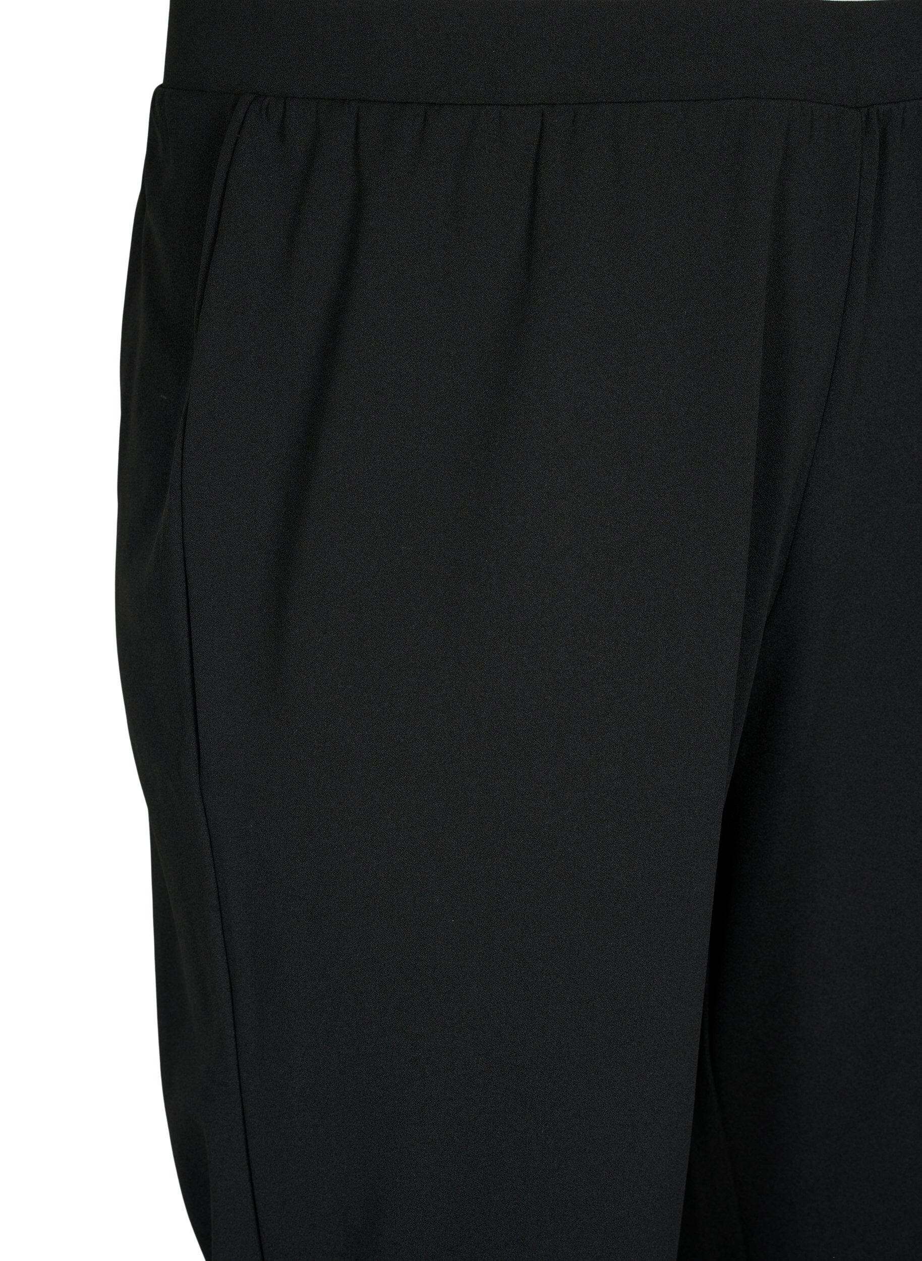 ZizziHose mit gerader Passform, Schwarz, Packshot image number 2