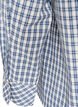 Lockeres kariertes Hemd mit Bindeg&uuml;rtel, Blau, Packshot image number 3