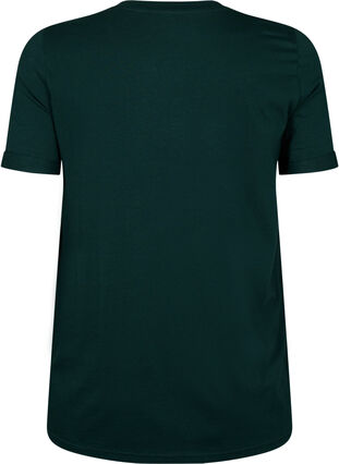 Baumwoll-T-Shirt mit V-Ausschnitt, Scarab, Packshot image number 1