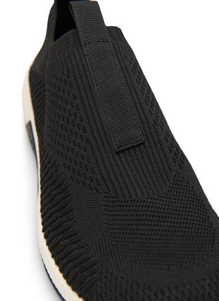 Weit geschnittener Slip-On-Sneaker, Black, Packshot image number 3