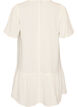 Kurz&auml;rmliges Kleid aus Baumwolle mit A-Linien-Schnitt, Vanille, Packshot image number 1
