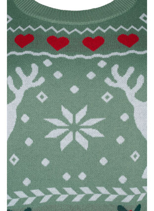 Weihnachtspullover, Hedge Green Comb, Packshot image number 2