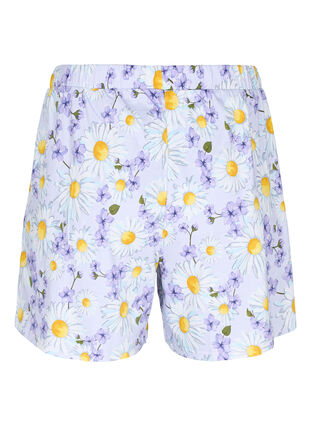 Lockere Pyjamahose mit Print, Lavender Blue AOP, Packshot image number 1