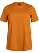 Basic-T-Shirt aus Baumwolle mit Rundhalsausschnitt, Orange, Packshot image number 0