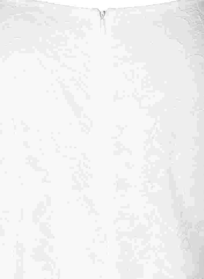 Spitzenkleid mit 3/4-Ärmeln, White, Packshot image number 3