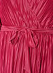 Midikleid mit Plisseefalten und Fledermaus&auml;rmeln, Pink, Packshot image number 2