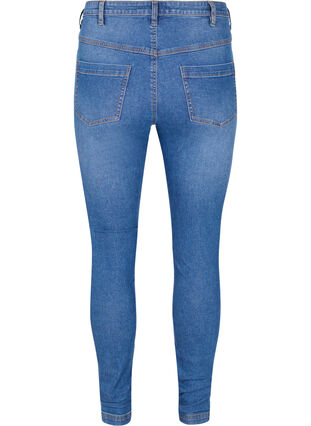 Hochtaillierte Bea-Jeans mit Super Slim Fit, Light blue, Packshot image number 1