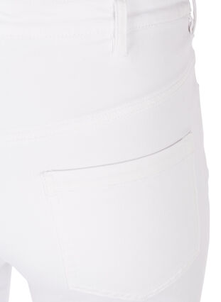 Super Slim Amy Jeans mit hoher Taille, White, Packshot image number 3