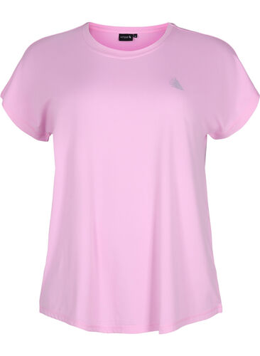 Kurzärmeliges Trainings-T-Shirt, Pastel Lavender, Packshot image number 0