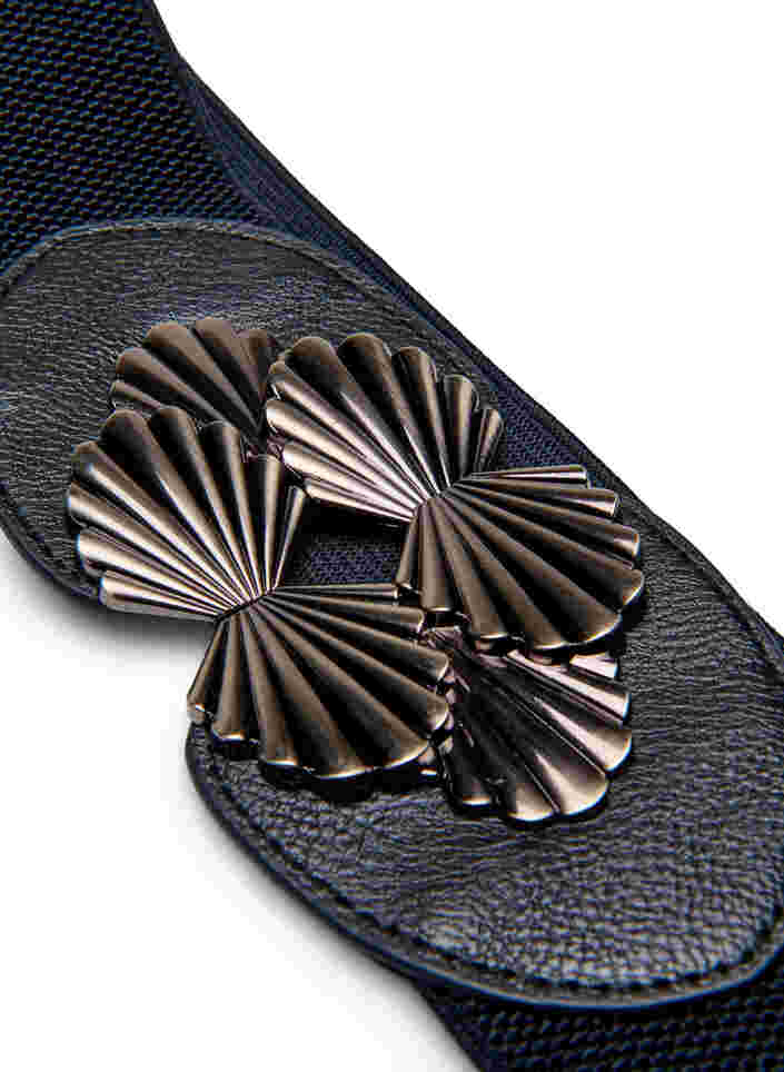 Taillengürtel mit Silberschnalle, Black, Packshot image number 1