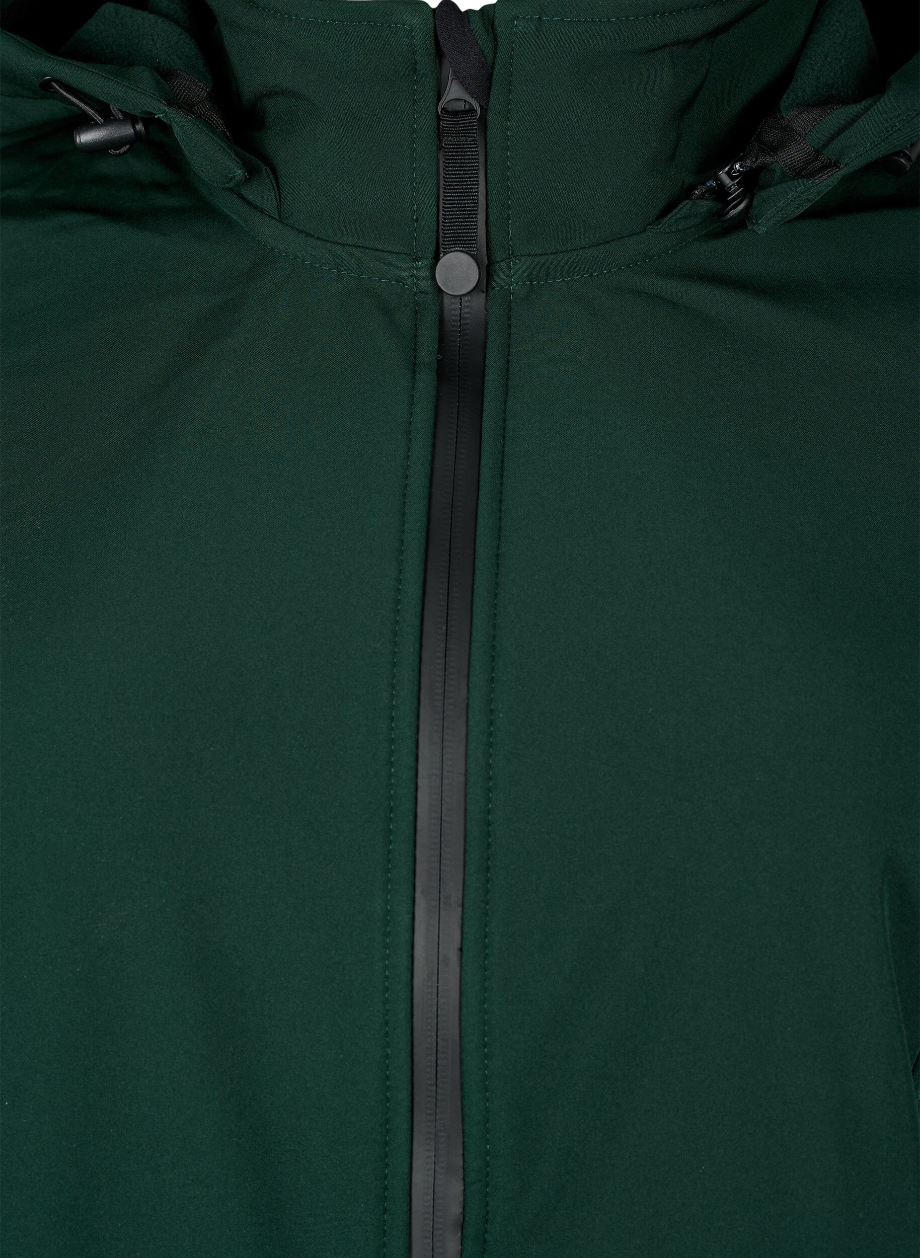 ZizziSoftshell-Jacke mit abnehmbarer Kapuze, Gr&uuml;n, Packshot image number 2