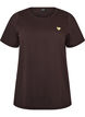 T-Shirt mit Print, Braun, Packshot image number 0