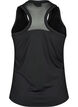 Trainingstop mit Racerback und Mesh, Black, Packshot image number 1