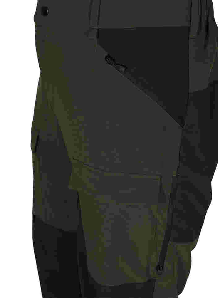 Wasserabweisende Wanderhose mit Taschen, Forest Night, Packshot image number 2