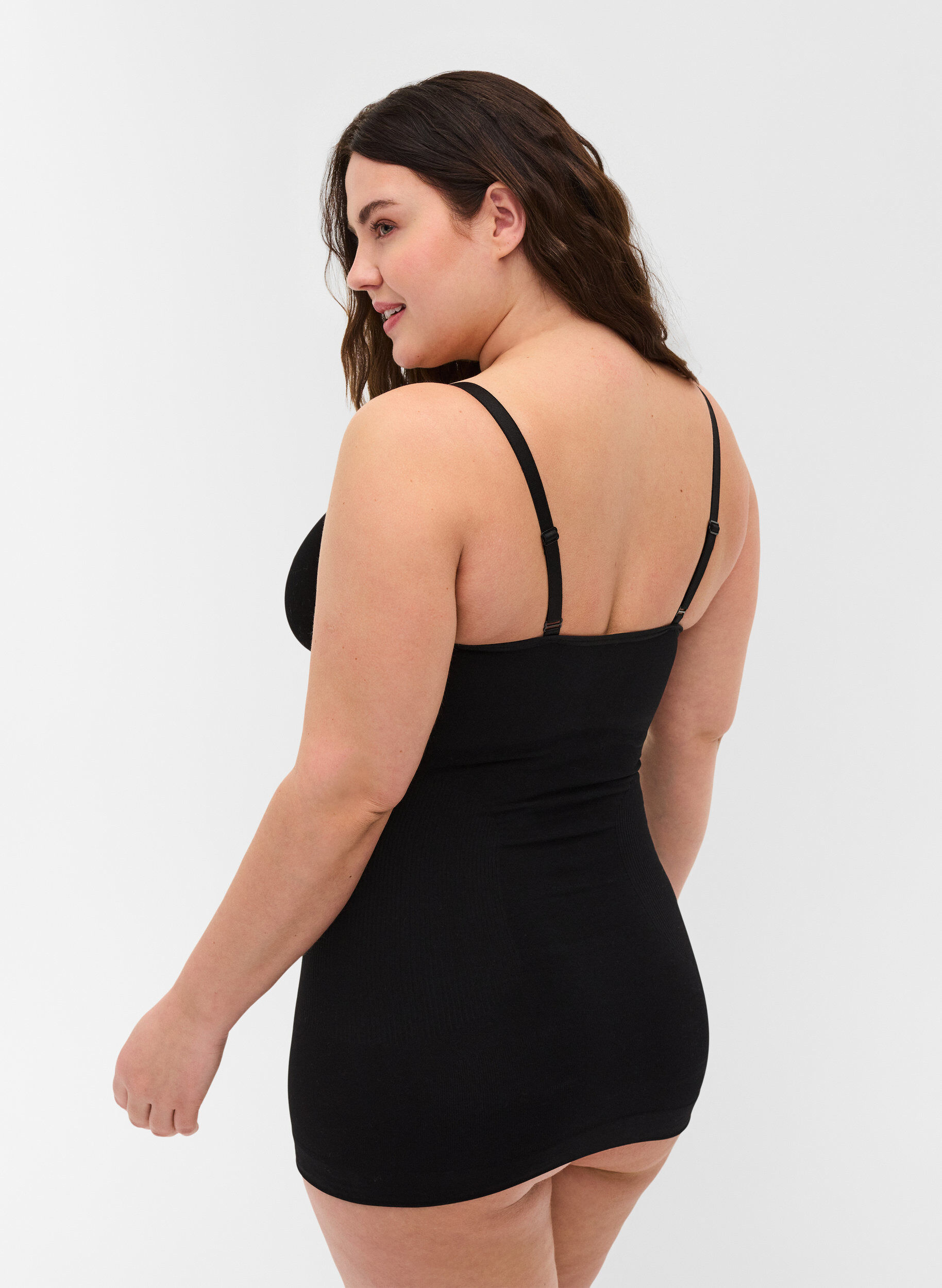 Zizzi Shapewear-Tr&auml;gertop, Schwarz, Model image number 1