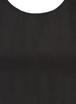 Langarm Kleid aus Viskose, Black, Packshot image number 2