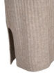 Rippstrickkleid mit Schlitz, Simply Taupe Mel., Packshot image number 3