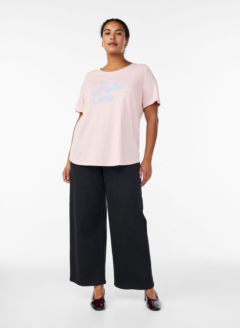 FLASH - T-Shirt mit Print., Rot, Model image number 1