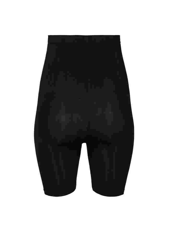 Hochtaillierte Shapewear Shorts, Black, Packshot image number 1