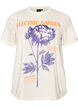 T-shirt aus Baumwolle mit Print, Wei&szlig;, Packshot image number 0