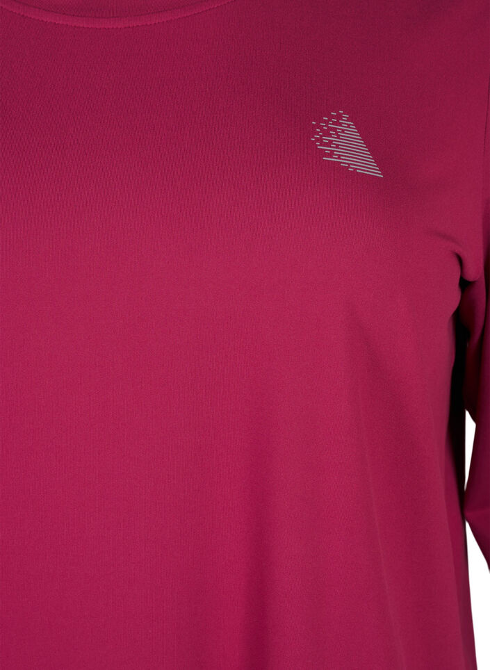  Trainingsbluse mit 3/4 &Auml;rmeln, Rot, Packshot image number 2