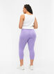 Basic 3/4-Leggings aus Viskose, Lila, Model image number 2