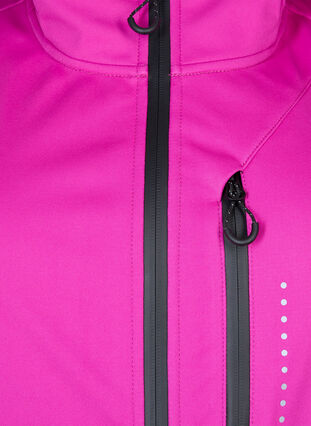 Sporty Softshell Jacke - Pink - Gr. 42-60 - Zizzi