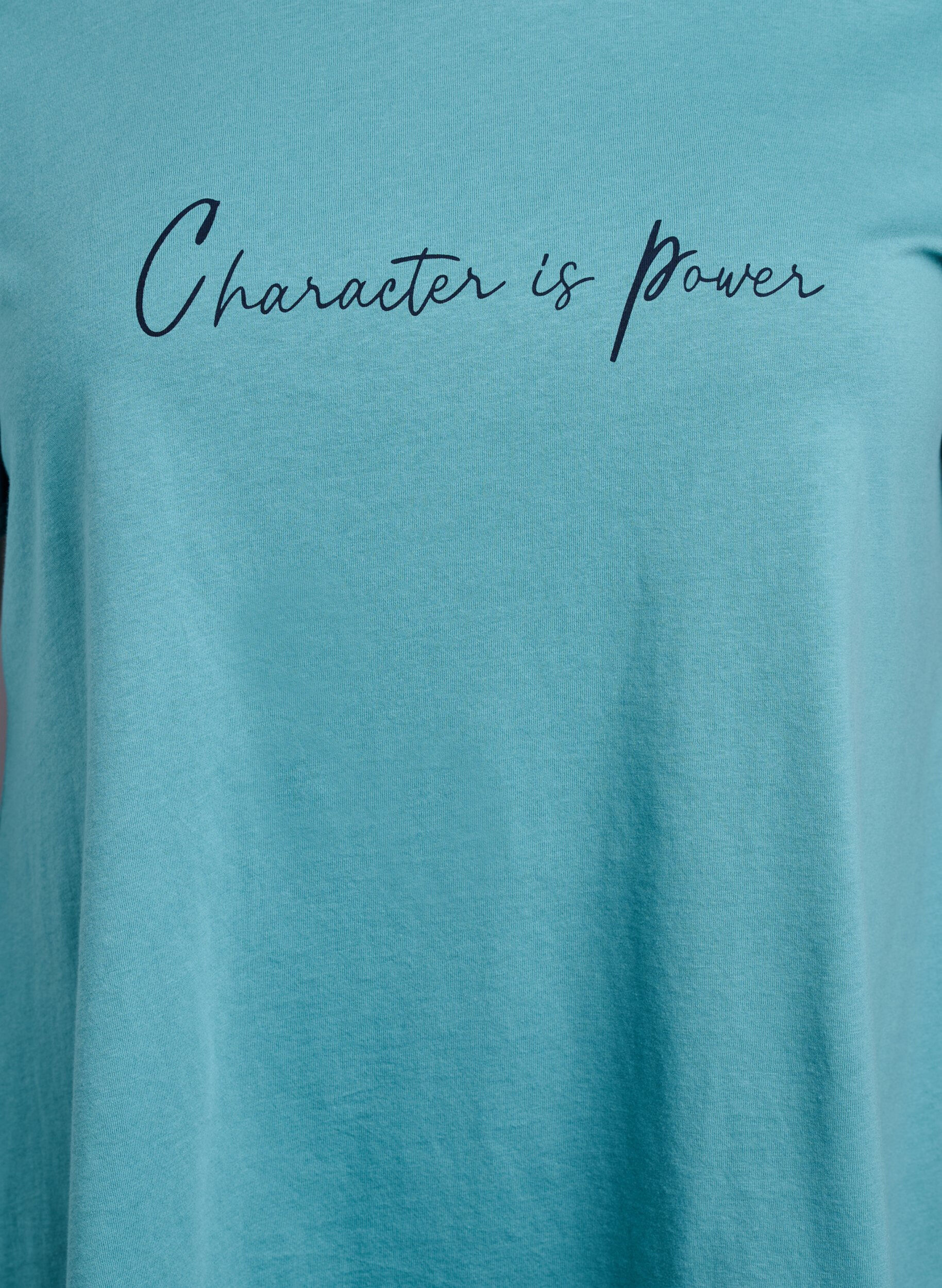 Zizzi T-Shirt mit Rundhalsausschnitt und A-Linie, Gr&uuml;n, Packshot image number 2