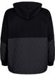 Kapuzensweatshirt mit Steppung, Black, Packshot image number 1
