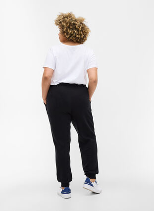 Lockere Sweatpants mit Taschen, Black, Model image number 1