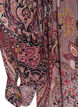 Midikleid mit Paisley-Muster und elastischem Bund, Lila, Packshot image number 3