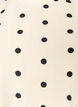 Bluse aus Viskose mit Punkten und 1/2-&Auml;rmeln, Vanille, Packshot image number 2
