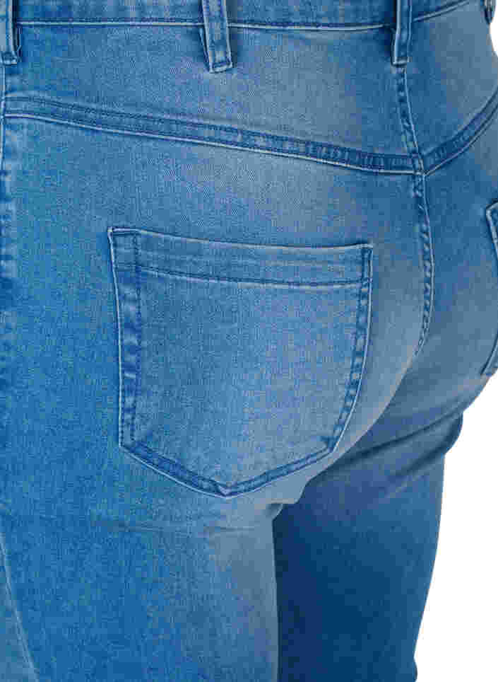 Slim Fit Emily Jeans mit normaler Taille, Light blue, Packshot image number 3