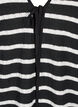 Strickjacke mit Bindebändchen, Black White stripe, Packshot image number 2