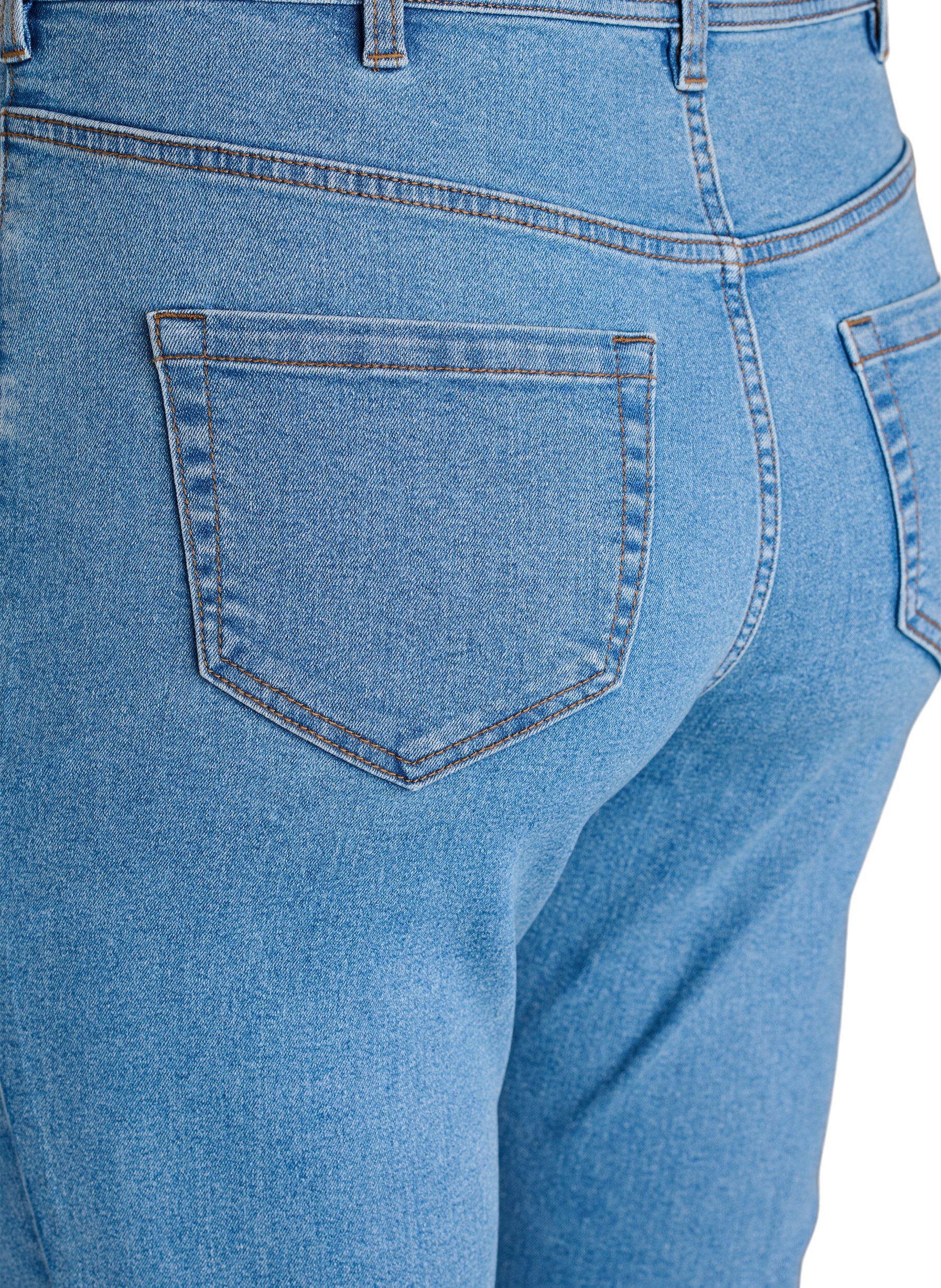 Zizzi FLASH - Jeans mit Super Slim Fit, Blau, Packshot image number 3
