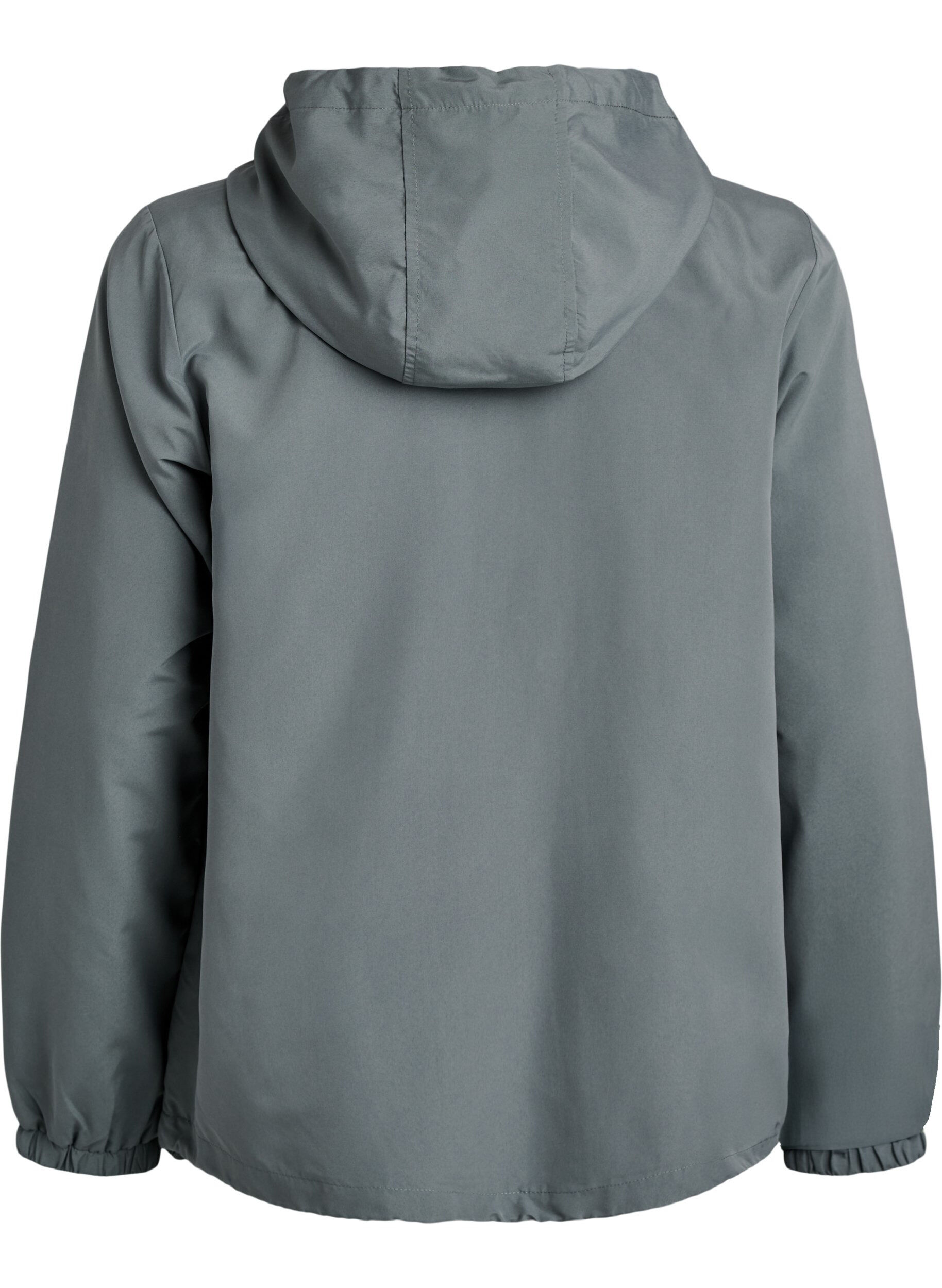 Zizzi Leichte Jacke mit Kapuze und Rei&szlig;verschluss, Gr&uuml;n, Packshot image number 1