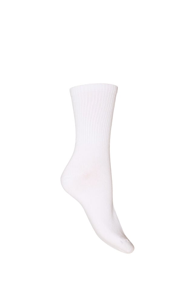 Socken aus Baumwolle mit Muster, Wei&szlig;, Packshot image number 1