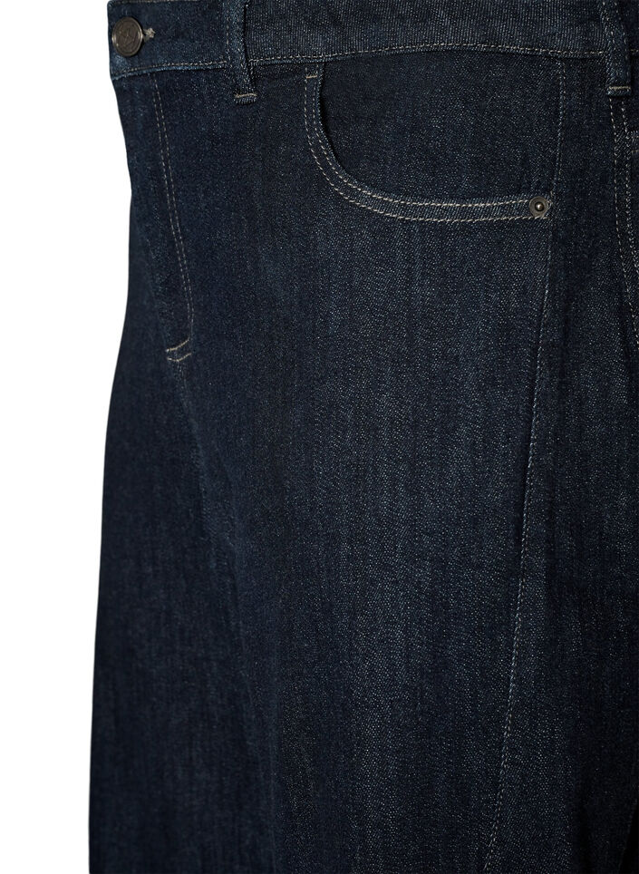 Barrel-Jeans mit hoher Taille, Blau, Packshot image number 2