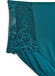 Hoch taillierter Slip aus Mikrofaser mit Spitze, Grün, Packshot image number 2